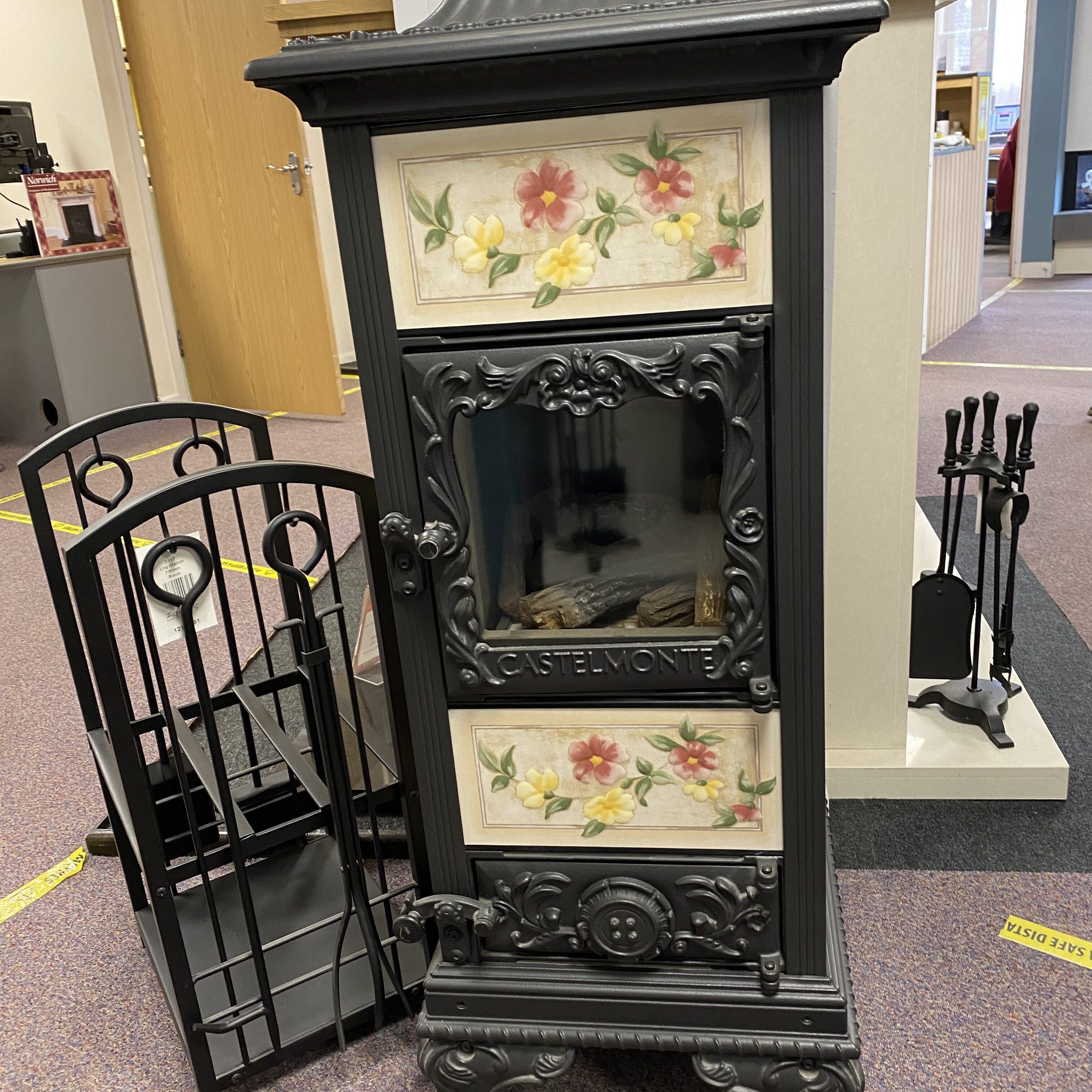 Castlemonte Balance Flue Gas Stove Decorative (Norwich Shop)