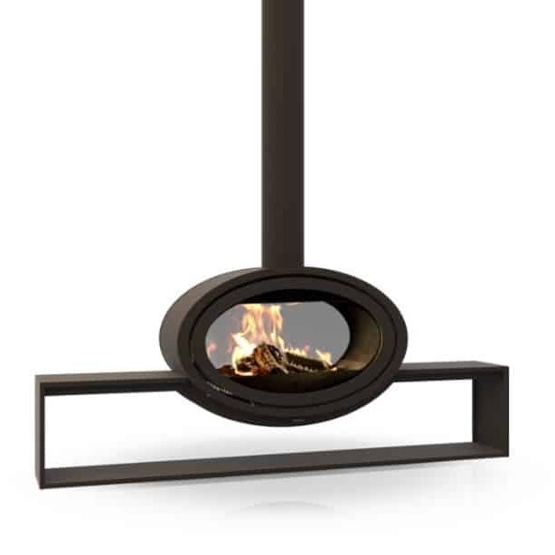 Dik Geurts - Oval Tunnel, Plateau wood burning stove