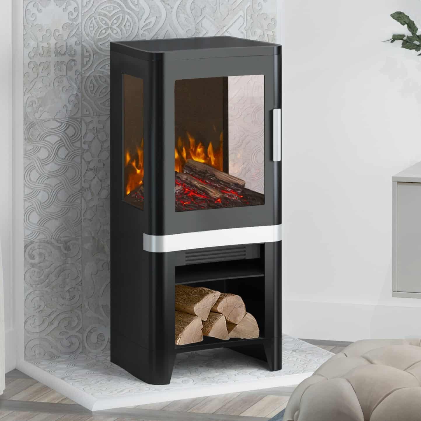 Fernwood Plus Electric Stove with Logstore (1)