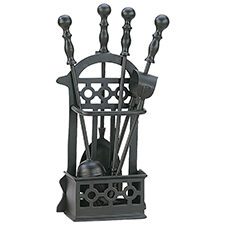 Fireplace Companion Set Victorian – Black – 410
