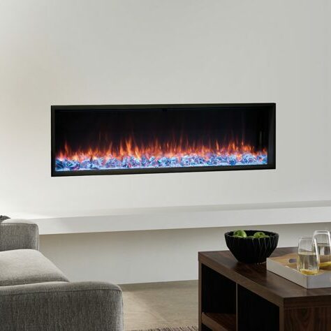 Gazco Skope 135R Inset electric fire with Crystal Ice effect