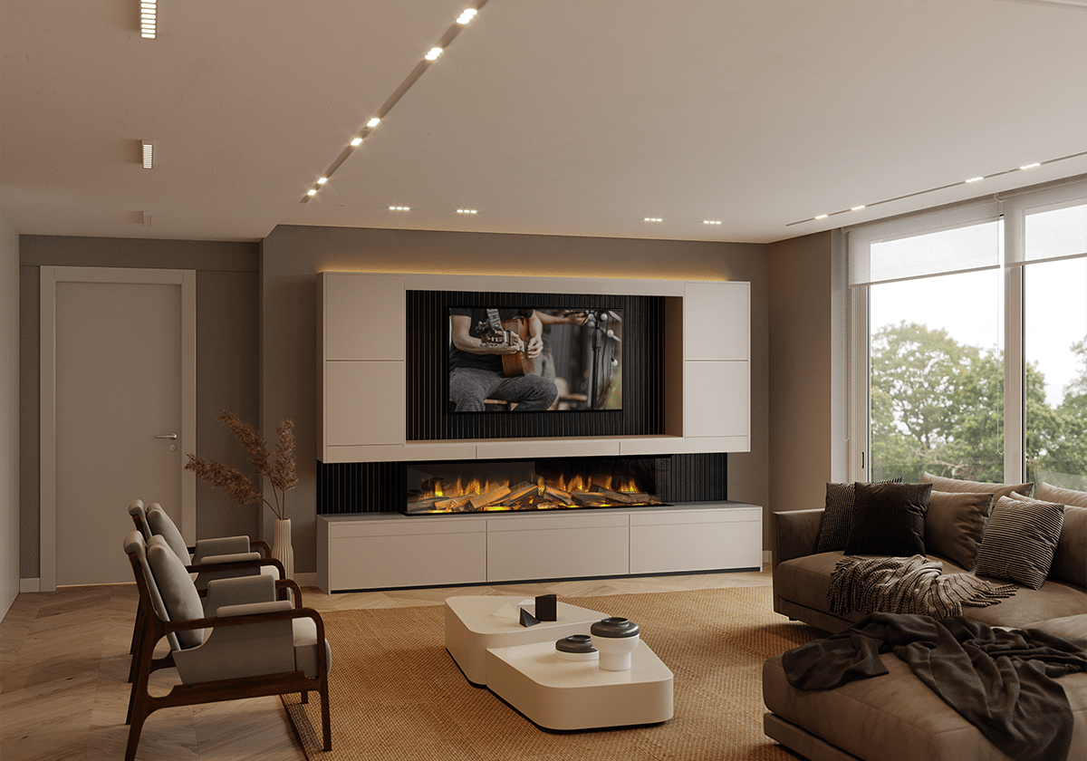 The Harrow Fireplace & Media Suite - Zigis Fireplaces