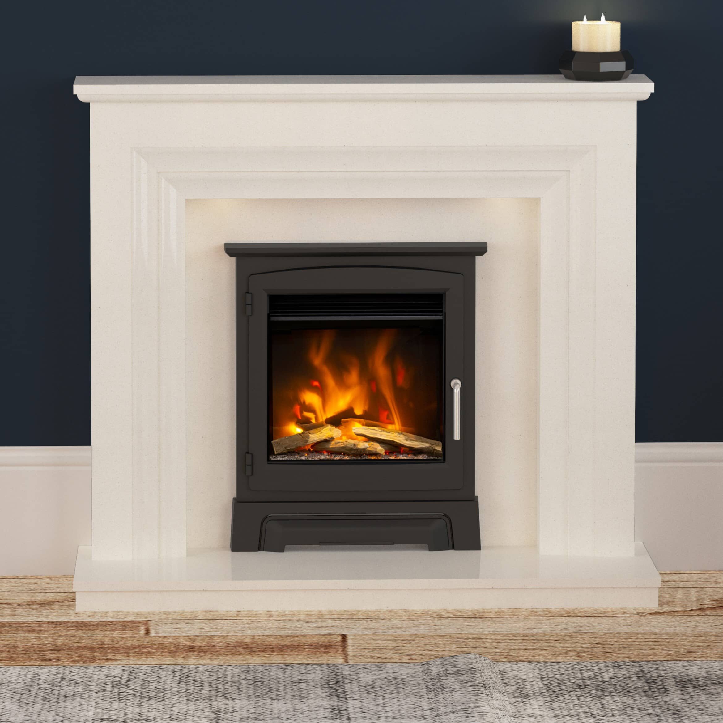 Laytham in White Micromarble with Saxton 16 with Cast Stove Front (1)