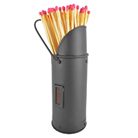 Match Holder and Matches – Black