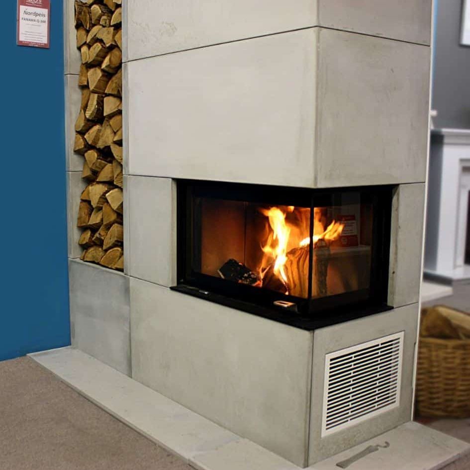 Nordpeis Panama Surround Complete with Q-34 AL-R Corner Inset Right (Chelmsford Shop)