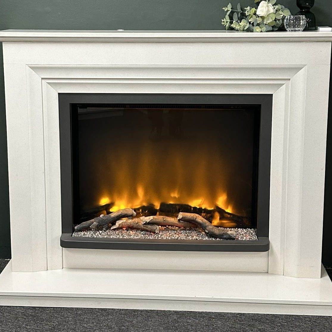 Pryzm Cabrina Electric Suite in White