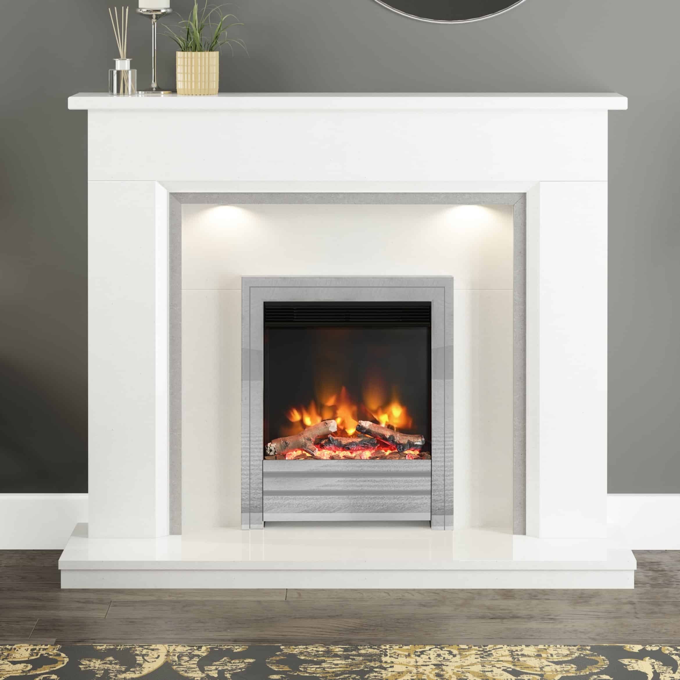 Saxton 16 inch - Ray Front Inset Electric Fire