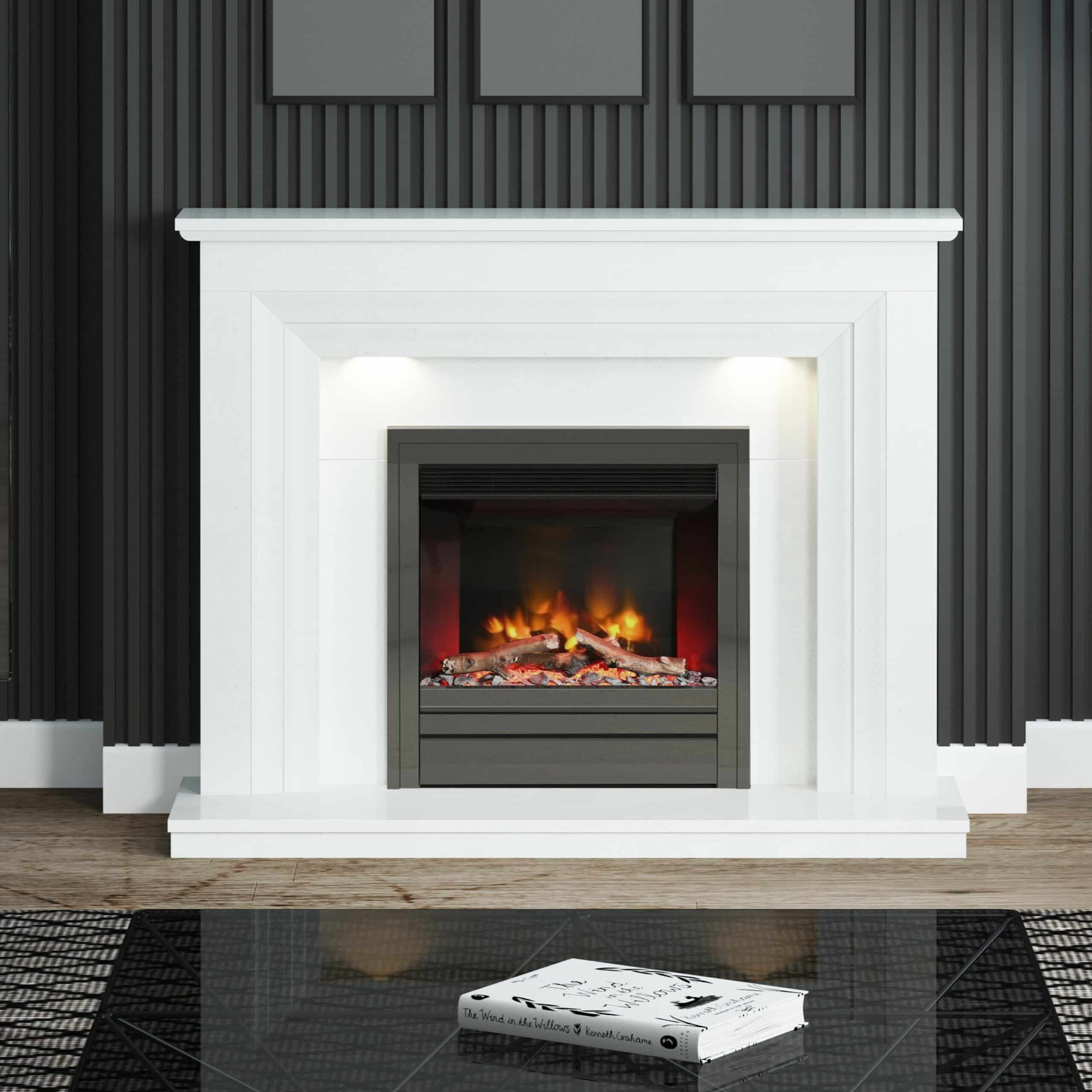 Saxton 22 - Ray Front Electric Inset Fire