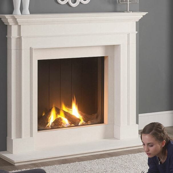 The Clarence 59″ Fireplace Mantel